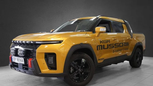 KG MOBILITY MUSSO EV 5-seter | 7.års garanti | Ekstralys | Krok | Rullelokk