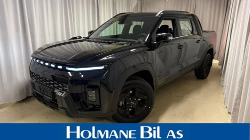 KG MOBILITY MUSSO EV Black Edge 4x4 5-seter Pickup 2,3T Hengervekt