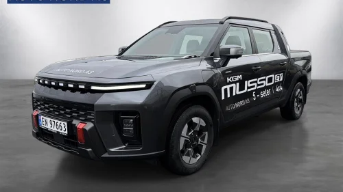 KG MOBILITY MUSSO EV 4x4,5-seter,hengerfeste 7 år garanti