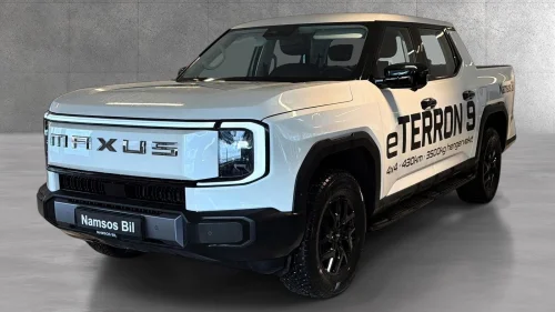 MAXUS eTERRON 9 ELEKTRISK PICKUP | Kraft, komfort og moderne teknologi