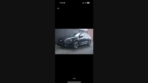 AUDI e-tron 55 Advanced Sport 55 - Sort Optikk