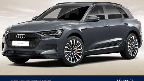 AUDI E TRON 55 55 Advanced Sport | 21'' | EL.SETER | SORT OPTIKK+++