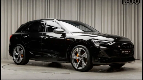 AUDI E TRON 55 55 SUV/2x S-Line/Svart optikk/Ruteseter/22"/HUD/Pano ++