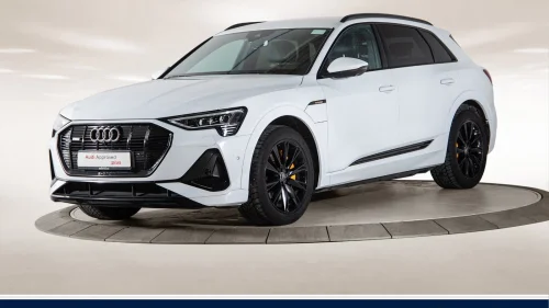 AUDI E TRON 55 55 s line Sport - B&O, Matrix, Krok, Valcona skinn, 22"