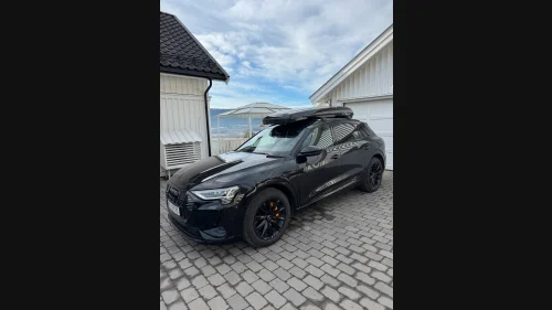 AUDI E TRON 55 55 S line Sport Black Edt, h.feste/HUD/takboks/360 m.m