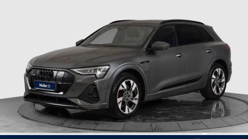 AUDI E TRON 50 50 S Line Sport - 360Kam, Krok, Sort optikk