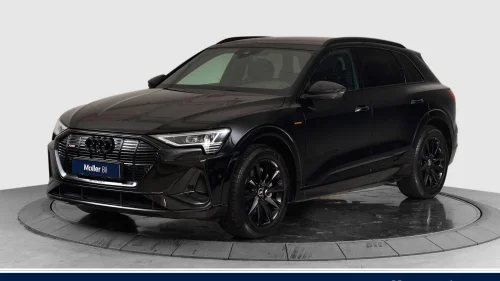 AUDI E TRON 50 50 S Line Sport - 360Kam, Skinn, Sort Optikk