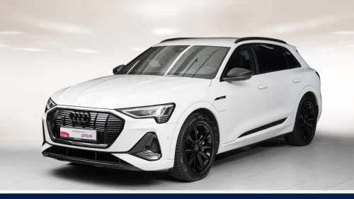 AUDI E TRON 55 55 s line sp black edit, 21'', 360, Krok, Navi, Luft+++