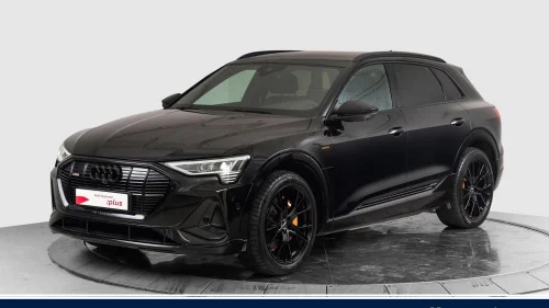 AUDI E TRON 55 55 S-line Black ed. 21'', 360, Krok, El.seter, Skinn+++