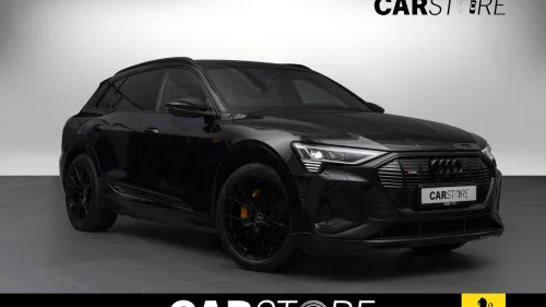 AUDI E TRON 55 55 S line Sport Black Edition Matrix/Skinn/Luft/Navi