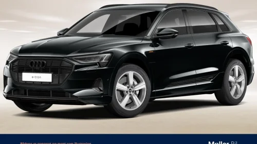 AUDI E TRON 55 55 Advanced Sport Krok/Kamera/Navi/El.Seter/SortOptikk