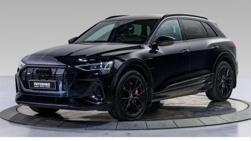 AUDI E TRON 55 55 S-line Black Edition KROK|21"|HUD|B&O|360KAM|CARBON+