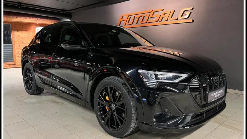 AUDI e-tron 55 55 Quattro 426hk Black Edition 2X-Sline ACC/360/Krok++
