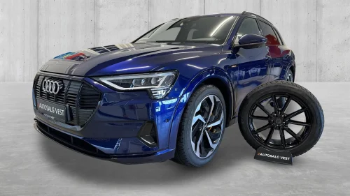 AUDI E TRON 55 55 advanced sport/Sort optikk/360/Krok/Navi/ELSeter/ACC