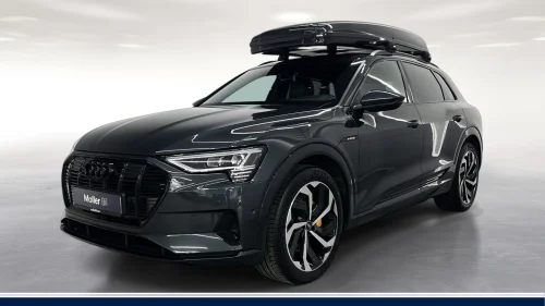 AUDI E TRON 55 55 Advanced Sport - HUD, Skinn, Matrix, Krok, 21"