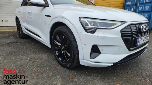 AUDI E TRON 55 55 Black/White ACC+DAB+Matrix+360-kam+Keyless+Krok+21"