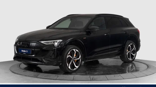 AUDI E TRON 55 55 S Line Sport - Pano, 360Kam, Krok, Sort Optikk