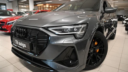 AUDI E TRON 55 55 Quattro S-Line Black Edition m/Pano/360/B&O/Krok++
