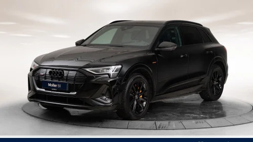 AUDI E TRON 55 55 S Line Sport - 360Kam, Skinn, Sort Optikk, Krok
