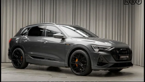 AUDI E TRON 55 55SUV/S-LineSport/Ventilering/HUD/SoftC/B&O/Krok/Matrix