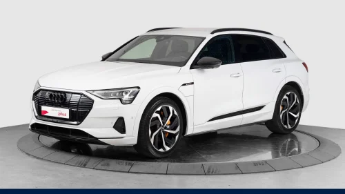 AUDI E TRON 55 55 Advanced Sport 21",Sort optikk,Krok,360"++