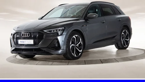AUDI e-tron 55 55 S Line Sport - Matrix, Alcantara, Sort opt, Krok