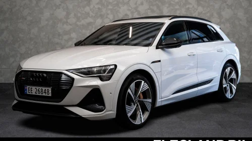 AUDI E TRON 55 55 S LINE BLACK EDITION/22"/KROK/PANO/B&O/MATRIX/360KAM