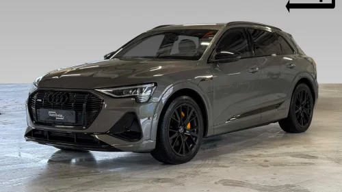 AUDI E TRON 55 55 S-Line Black Pack. Krok/B&O/Matrix/ACC/Skinn/el.luke