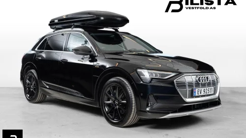 AUDI e-tron 55 Advanced All-Black HUD 360 Krok Skinn ny EU 1-EIER!