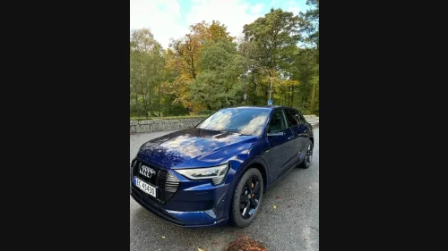 AUDI e-tron 55 55 S-line,virtuelle speil,night vision,sort optikk