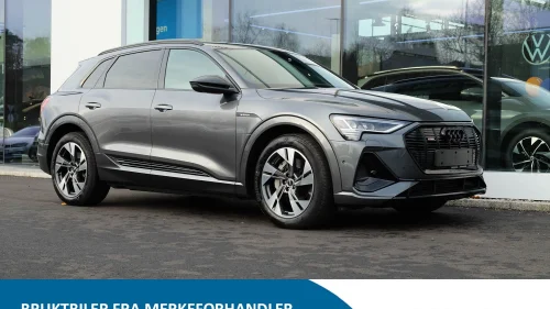 AUDI E TRON 55 55 s line sport Sort optikk, el.sportseter, 360 kamera