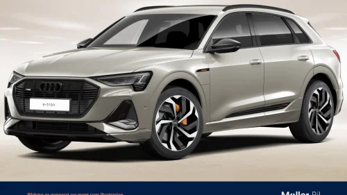 AUDI E TRON 50 50 S Line Sport - 360Kam, Sort optikk, Krok, 21"