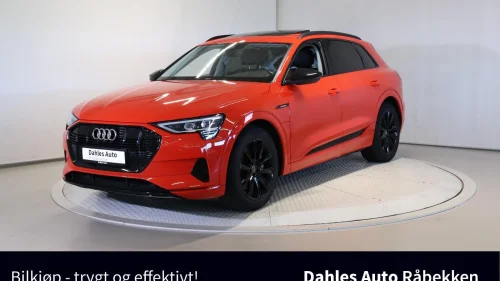 AUDI e-tron 50 50 Advanced Sport ACC/Krok/Pano/360/Sort Optikk/El.sete
