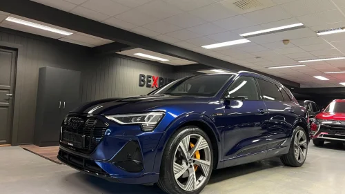 AUDI e-tron 55 55 2xS-Line,El.S-Seter,Matrix,Nightv,Head-up,360,Hf,22"