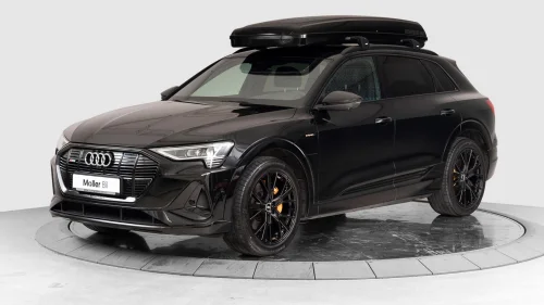 AUDI E TRON 55 55 S line Sport - 360kam, Black Edition, Krok, 21"