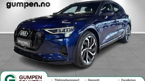 AUDI E TRON 55 55 advanced sport / BO / Sort optikk / Valcona
