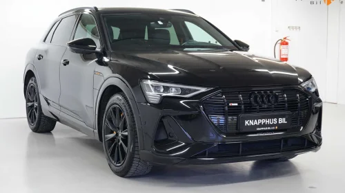 AUDI E TRON 55 2x S-Line Black Editon /  Skinn / H Feste/360kamra/