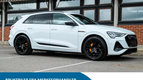 AUDI E TRON 55 55 S line Sport Black Edition Sort optikk, H.feste, B&O