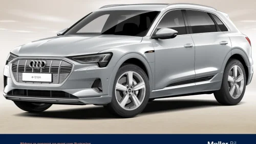 AUDI E TRON 55 55 advanced sport 360,krok,skinn,led.