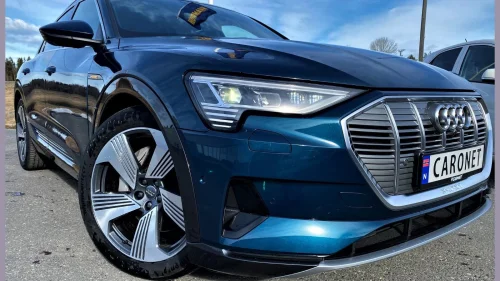 AUDI e-tron 55 55 Adv., pano, krok, soft, B&O, nightvision, TV, 360`+