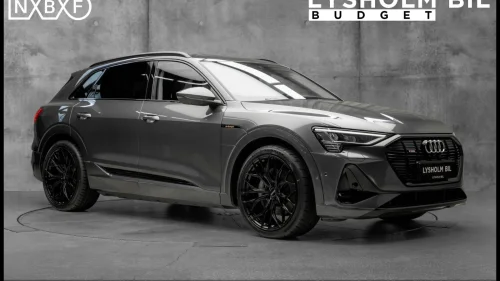 AUDI e-tron 55 55 S-Line Sport/Krok/Sort optikk/Pano/360-kam/SoftClose