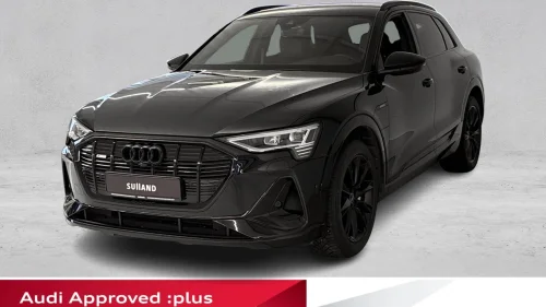 AUDI E TRON 55 55 S-Line Black Edition, Matris, Rattvarme, Skinnseter
