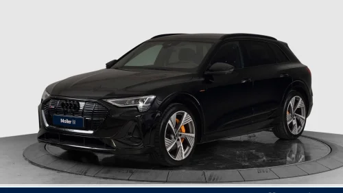 AUDI E TRON 55 55 S line Sp black edition - 360kam,HUD,B&O,Matrix,Krok