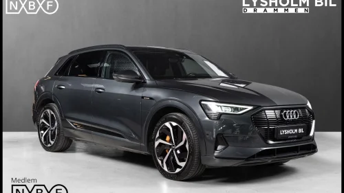 AUDI E TRON 55 55 Black Pack /HeadUp/360kam/Krok/Navi/Audi Sport/Luft/