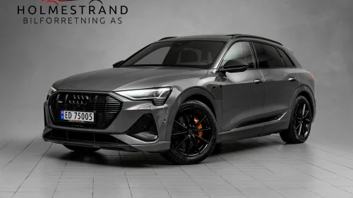 AUDI E TRON 55 55S-LINE BLACK EDITION/MATRIX/B&O/ACC/HUD/360/PANO/KROK