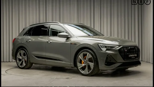 AUDI e-tron 55 55 SUV/BlackEdition/2x S-Line/B&O/HUD/Pano/GuleDetaljer