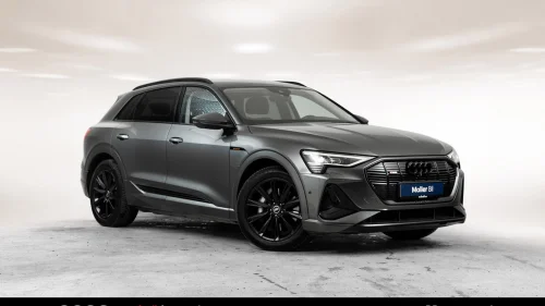 AUDI E TRON 55 55 S line Sport Sort Optikk-Hengerfeste-360 Ryggekamera