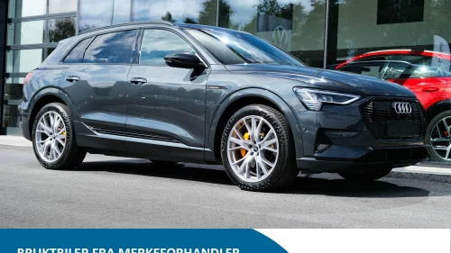 AUDI E TRON 55 55 advanced business - 21"/Hengerfeste/AlCantara skinn