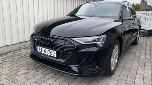 AUDI e-tron 55 55 Quattro, S-Line, Krok, V speil, HUD, Utvidet Garanti