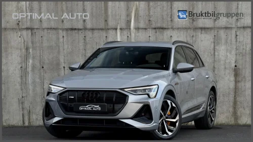 AUDI E TRON 55 55 Quattro S line/Sort optikk/Luft/ACC/B&O/360° kam/++